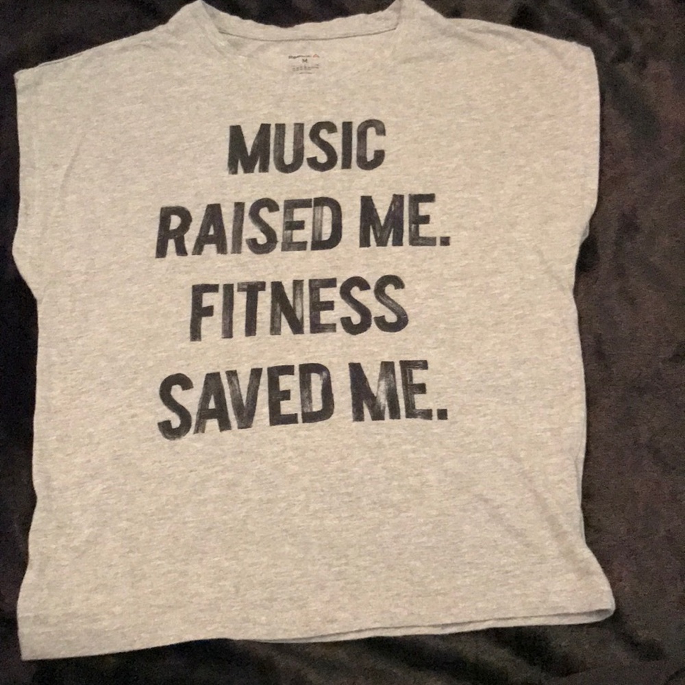 Music Fitness exercise T-shirt